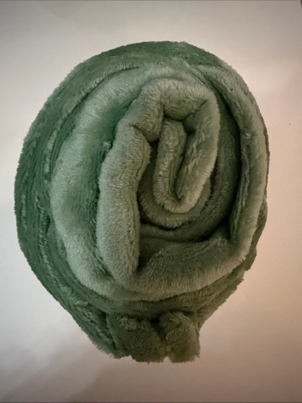 Room Essentials Yellow & Green Plush Throw Duo
